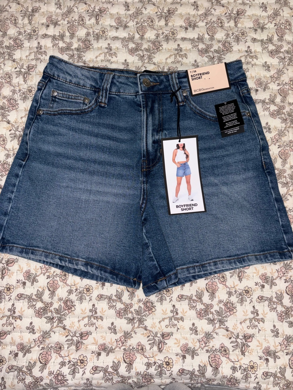Boyfriend Denim Shorts